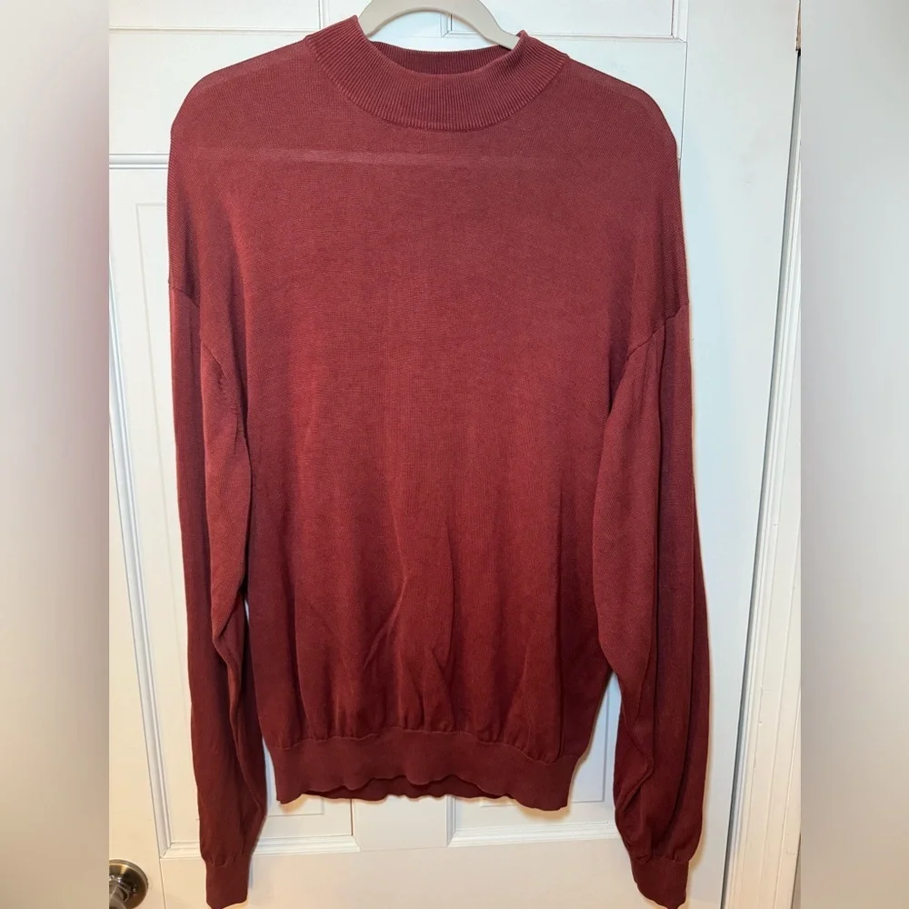 Pronto Uomo Burnt Orange Crewneck Sweater